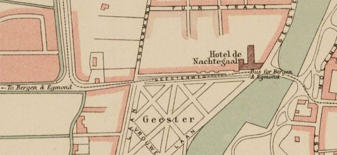 Het Scharlo en Geesterweg in 1908